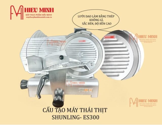 Máy thái thịt ES 300 được Hiếu Minh nhập khẩu chính hãng và phân phối trên toàn quốc, đảm bảo sự hài lòng của khách hàng