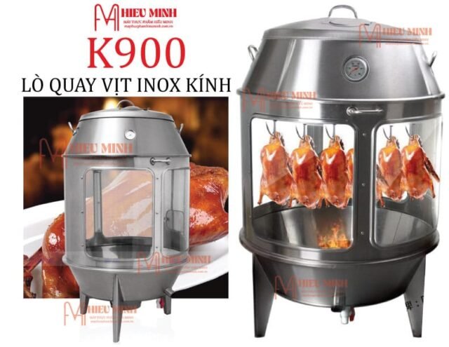 Lò quay vịt kính 90