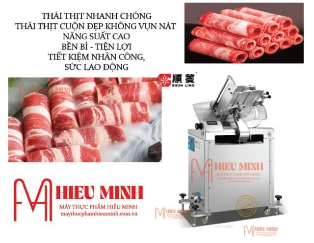 Máy Thái Thịt Đông Lạnh Công Nghiệp SL-350B