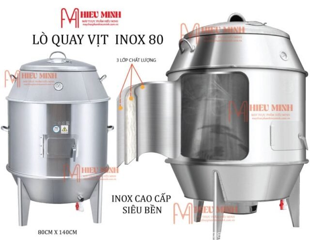 Lò quay vịt 80 chân thẳng