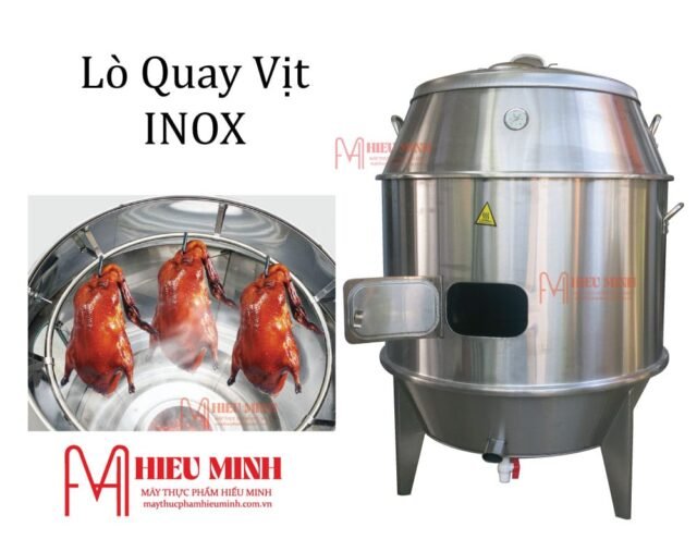 Lò quay vịt inox 2 lớp chất lượng