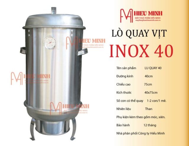 Lò quay vịt 40 chân thẳng