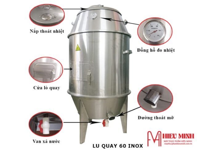 Lò quay vịt 60 chân thẳng