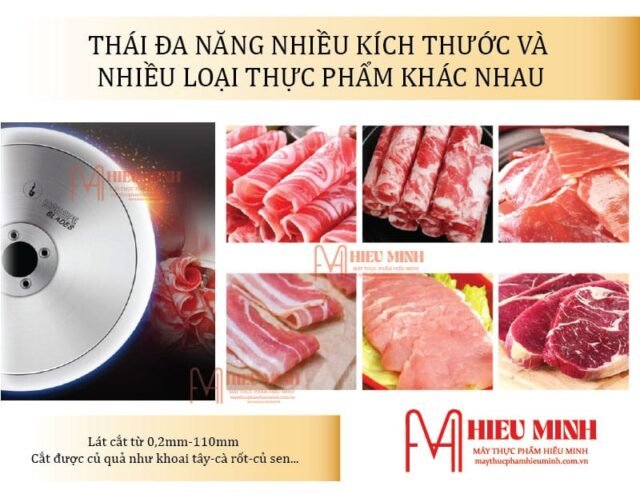 Máy Thái Thịt Chín, Đông Lạnh SL-300B