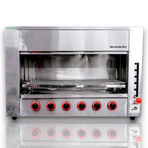 Lò Nướng Salamander 6 họng đốt gas