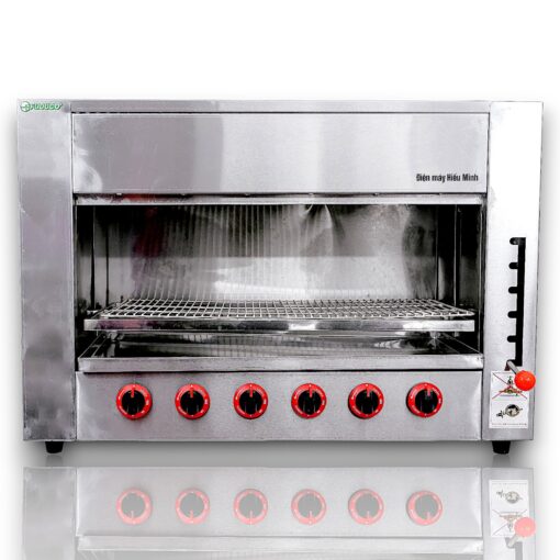 Lò Nướng Salamander 6 họng đốt gas