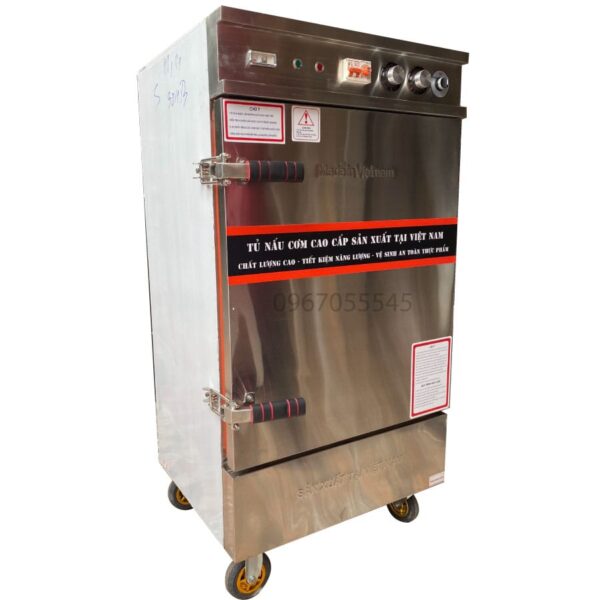 Tủ nấu cơm điện 8 khay - Ảnh 4