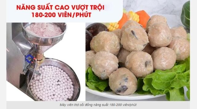 Máy tạo viên thịt 