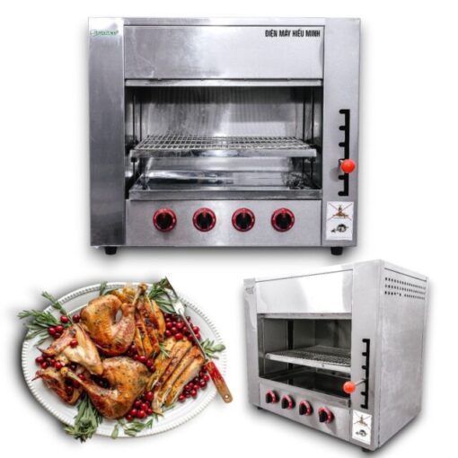 Lò nướng Salamander 4 họng gas - Hình ảnh 6