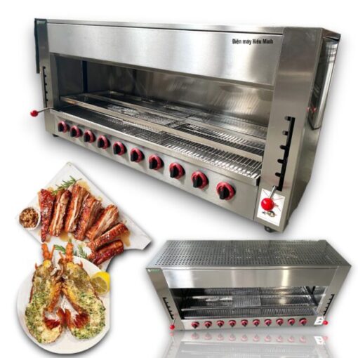 Lò nướng Salamander 10 họng gas - Ảnh 3