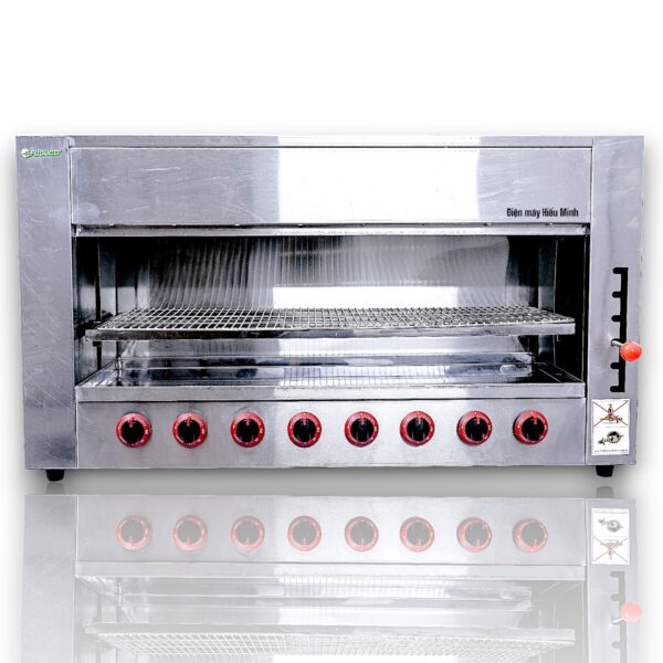 Lò nướng Salamander 8 họng gas