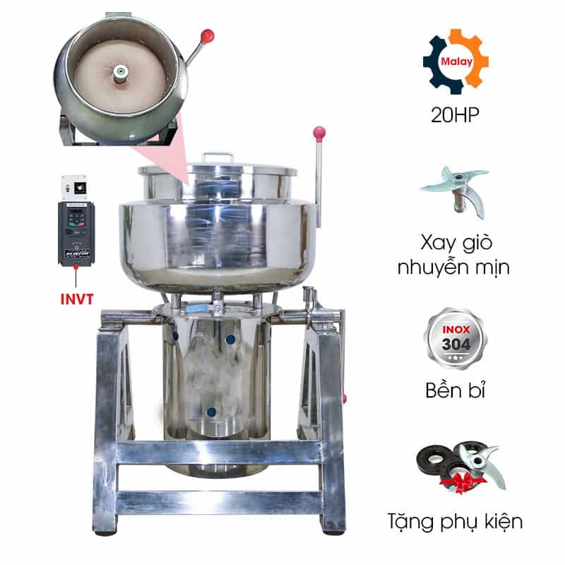 Máy xay giò chả 40kg/mẻ