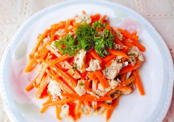 Cà rốt xào trứng