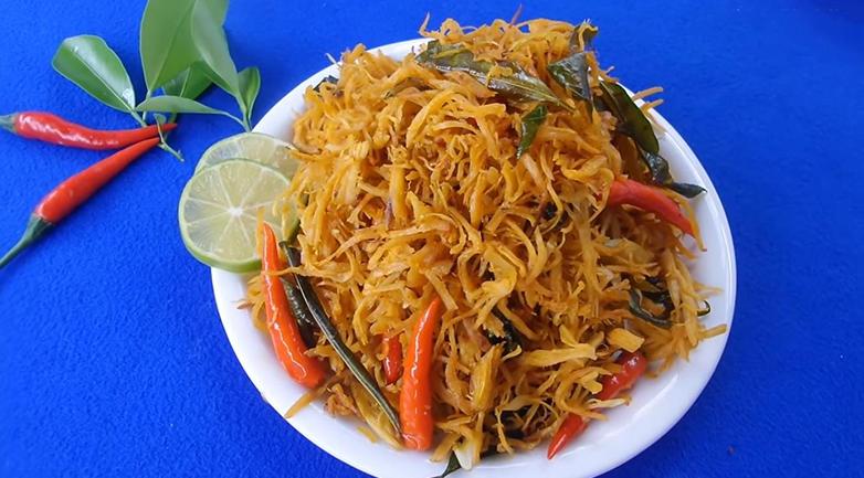 Cách làm khô gà lá chanh đơn giản, thơm ngon ngay tại nhà 2 Cách làm khô gà lá chanh dễ dàng