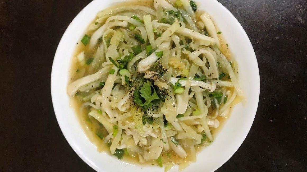 Cách thái món su hào xào cực nhanh chóng
