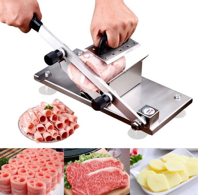 Cách Thái Thịt Chuẩn Xác Bằng Máy Thái Thịt Giúp Tiết Kiệm Thời Gian 2 Cách thái thịt bằng máy thái thịt hiệu quả