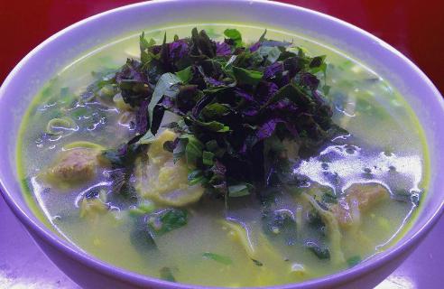 Canh hoa chuối nấu xương