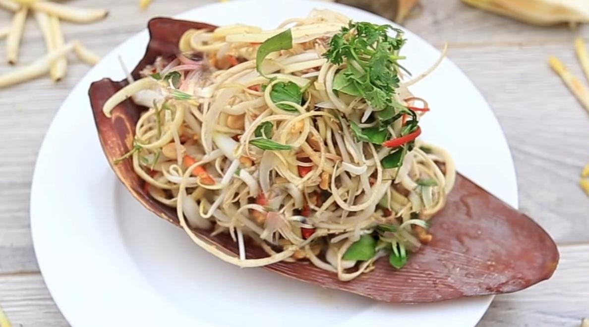 Nộm hoa chuối chay